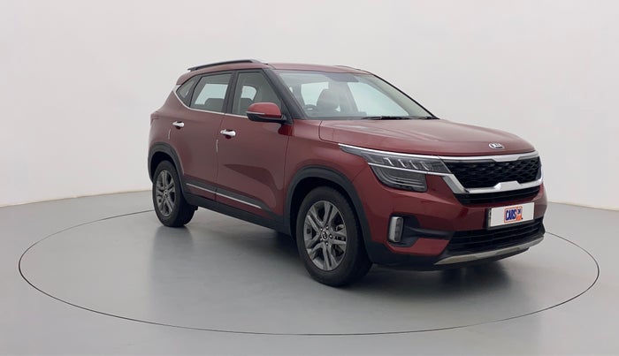 2019 KIA SELTOS HTX 1.5 PETROL MT, Petrol, Manual, 41,289 km, Right Front Diagonal