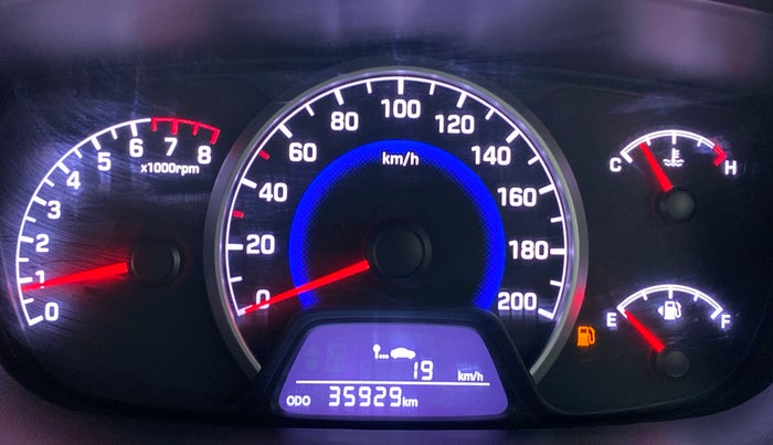 2019 Hyundai Grand i10 SPORTZ 1.2 KAPPA VTVT, Petrol, Manual, 35,929 km, Odometer Image
