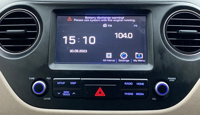 2019 Hyundai Grand i10 SPORTZ 1.2 KAPPA VTVT, Petrol, Manual, 35,929 km, Infotainment System