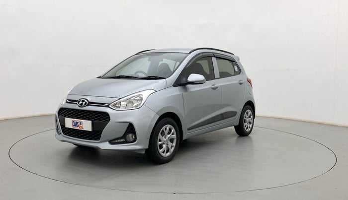 2019 Hyundai Grand i10 SPORTZ 1.2 KAPPA VTVT, Petrol, Manual, 35,929 km, Left Front Diagonal