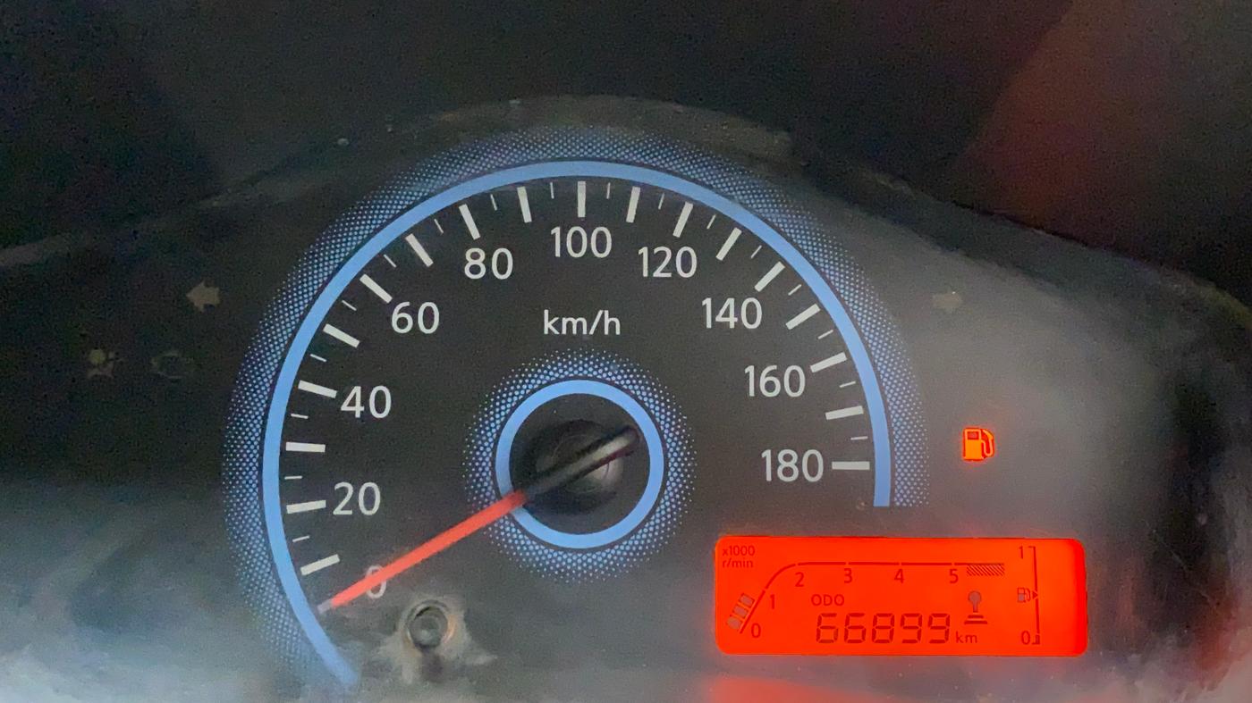 2018 Datsun Redi Go A, CNG, Manual, 67,155 km, Odometer Image