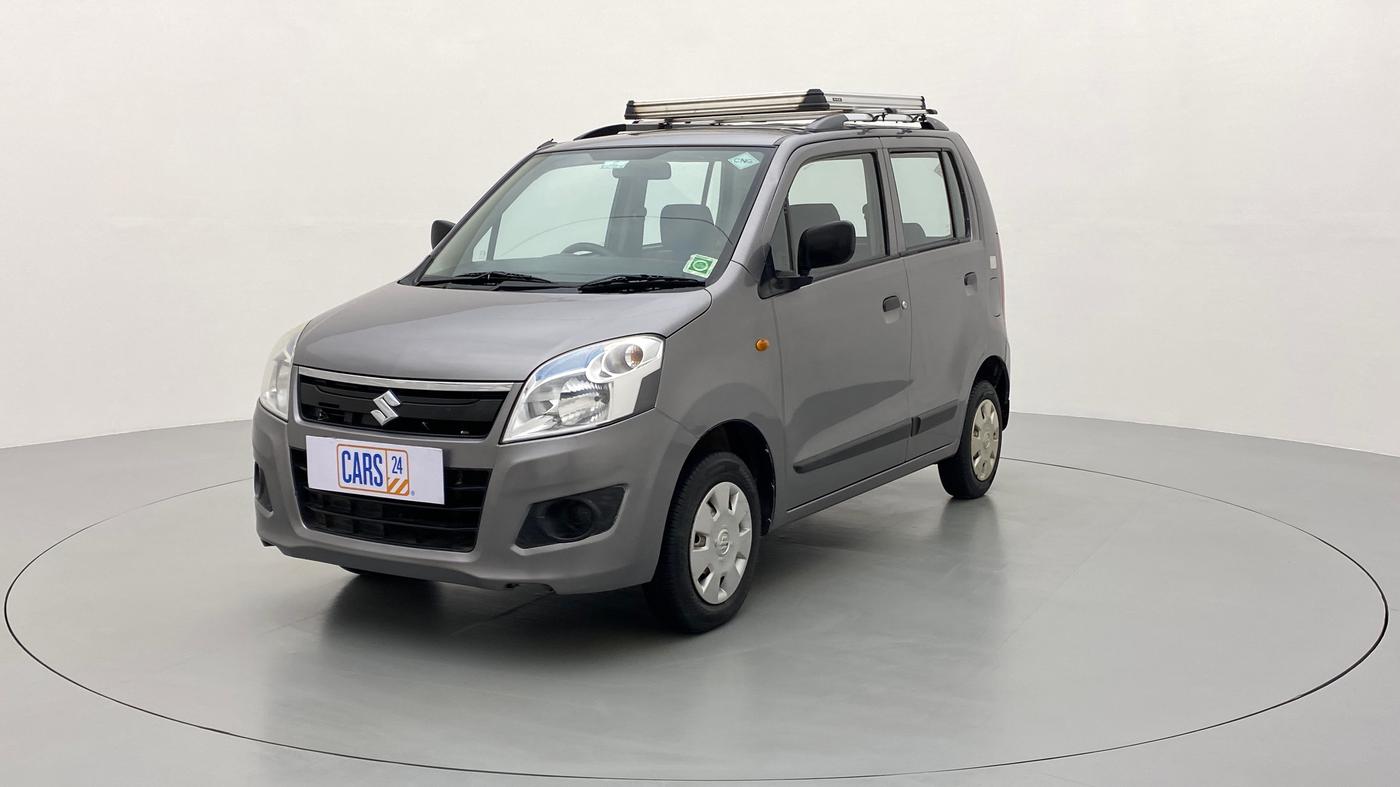 2013 Maruti Wagon R 1.0 LXI CNG, CNG, Manual, 84,236 km, Left Front Diagonal