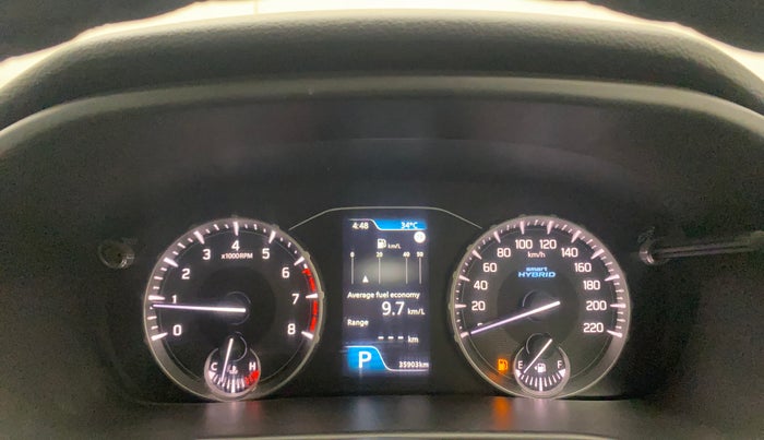 2022 Maruti BREZZA ZXI AT SMART HYBRID, Petrol, Automatic, 35,864 km, Odometer Image