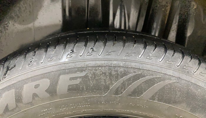 2022 Maruti BREZZA ZXI AT SMART HYBRID, Petrol, Automatic, 35,864 km, Left Rear Tyre Tread