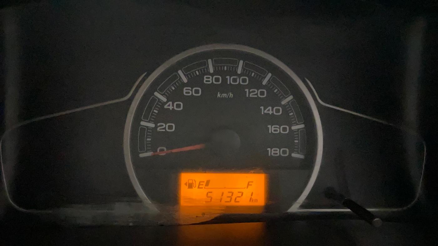2020 Maruti Alto VXI, Petrol, Manual, 51,305 km, Odometer Image