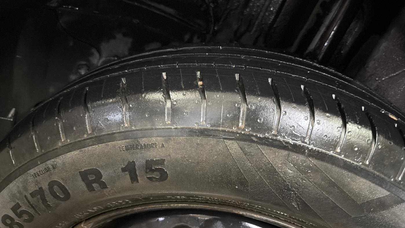 2022 Tata PUNCH PURE MT, CNG, Manual, 87,906 km, Left Rear Tyre Tread