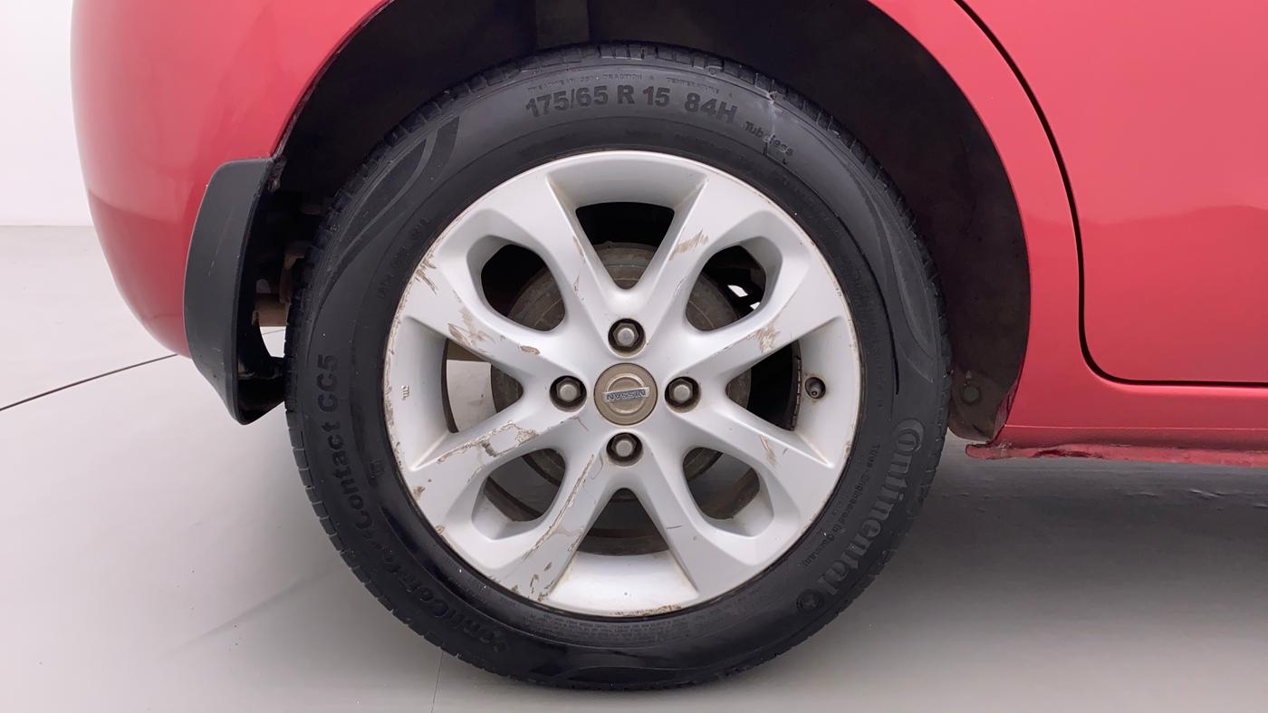 2014 Nissan Micra XV CVT, Petrol, Automatic, 60,934 km, Right Rear Wheel