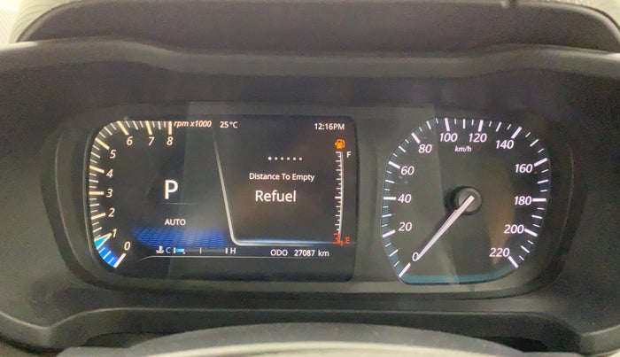 2022 Tata ALTROZ XZA, Petrol, Automatic, 27,042 km, Odometer Image