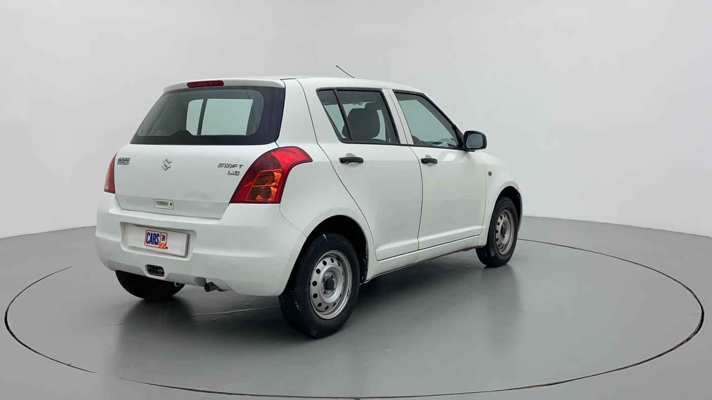 2010 Maruti Swift LXI, Petrol, Manual, 87,516 km, Right Back Diagonal