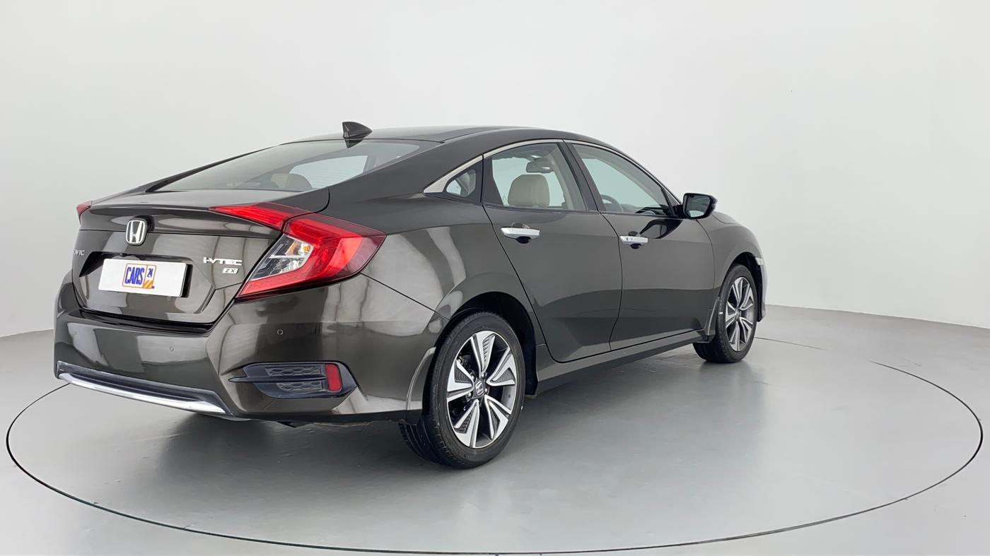 2020 Honda Civic ZX CVT PETROL, Petrol, Automatic, 12,242 km, Right Back Diagonal