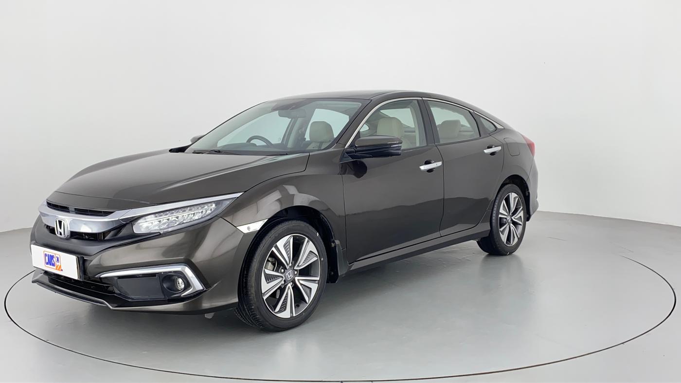 2020 Honda Civic ZX CVT PETROL, Petrol, Automatic, 12,242 km, Left Front Diagonal