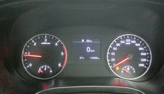 2021 KIA SELTOS HTX ANNIVERSARY EDITION 1.5 DIESEL, Diesel, Manual, 1,15,492 km, Odometer Image