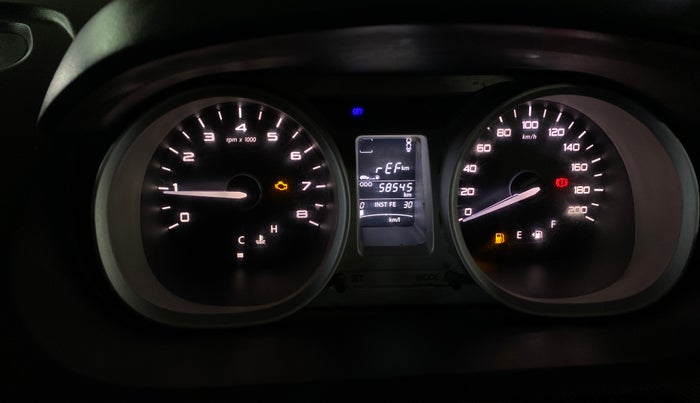 2016 Tata Tiago XZ PETROL, Petrol, Manual, 58,494 km, Odometer Image