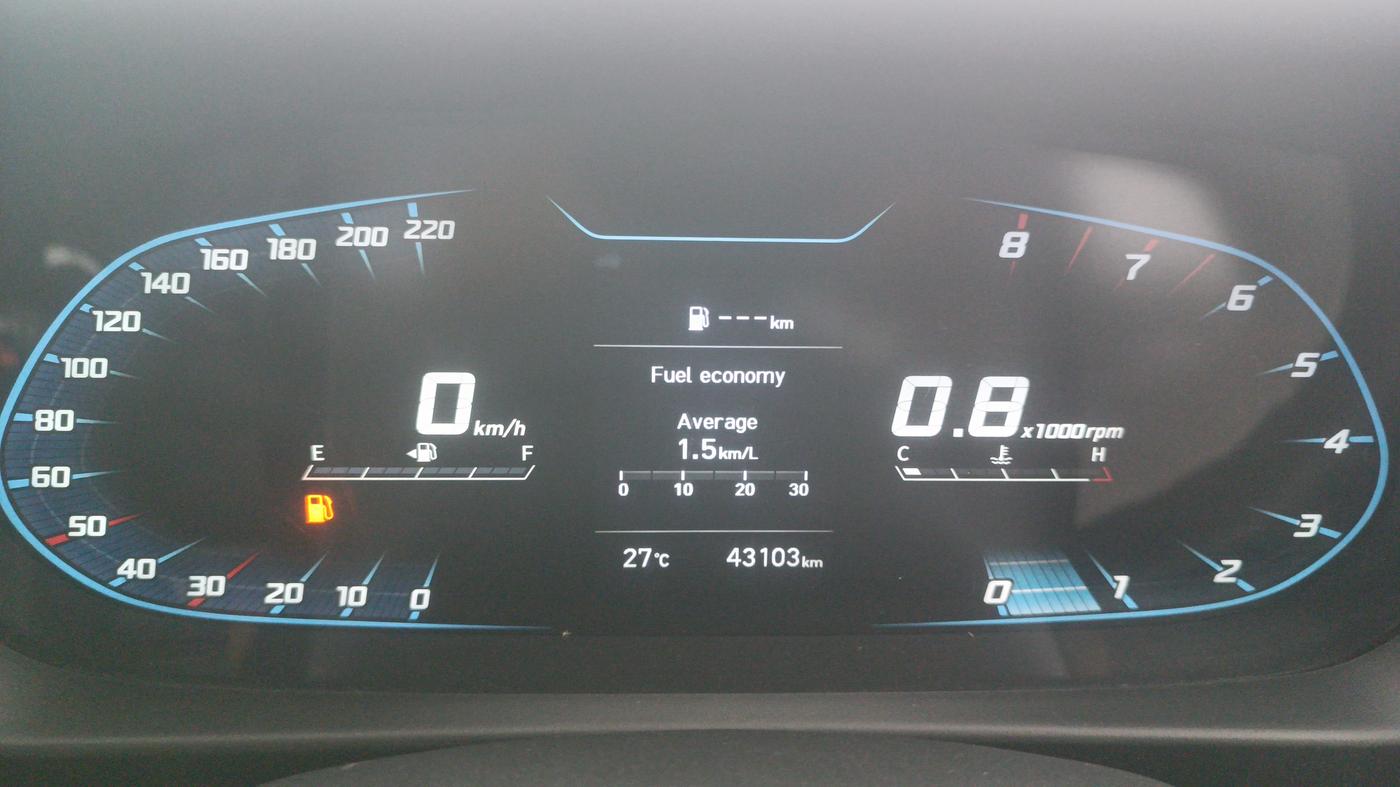 2022 Hyundai NEW I20 ASTA 1.2 MT, Petrol, Manual, 43,102 km, Odometer Image
