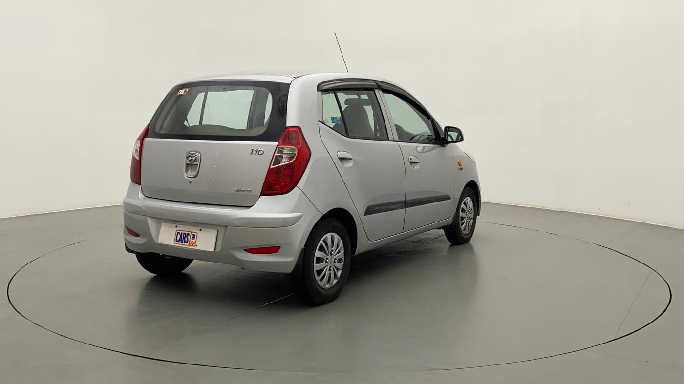 2014 Hyundai i10 SPORTZ 1.1, CNG, Manual, 93,455 km, Right Back Diagonal