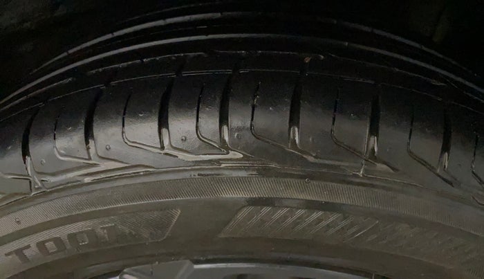 2023 Tata NEXON XZ PLUS PETROL SUNROOF DARK EDITION, Petrol, Manual, 15,757 km, Left Rear Tyre Tread