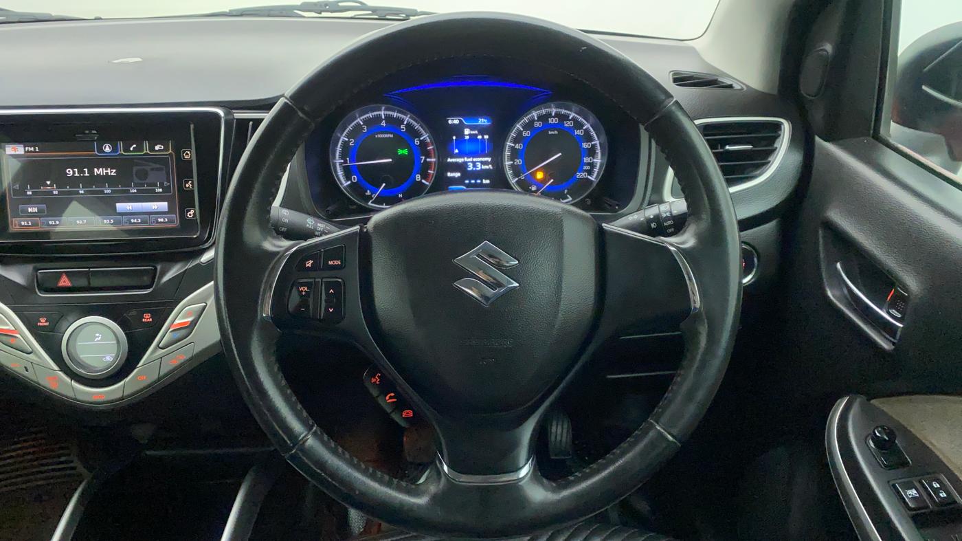 2016 Maruti Baleno ALPHA PETROL 1.2, Petrol, Manual, 26,113 km, Steering Wheel Close Up