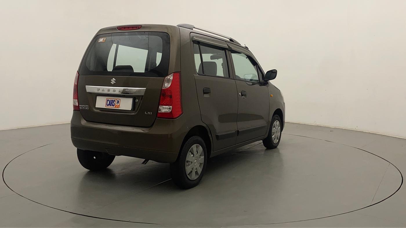 2015 Maruti Wagon R 1.0 LXI CNG, CNG, Manual, 58,961 km, Right Back Diagonal