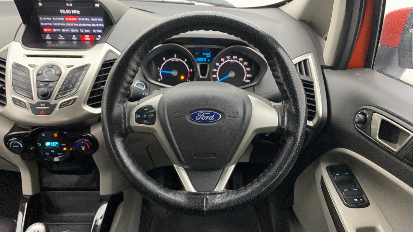 2017 Ford Ecosport TITANIUM 1.5L DIESEL, Diesel, Manual, 94,148 km, Steering Wheel Close Up