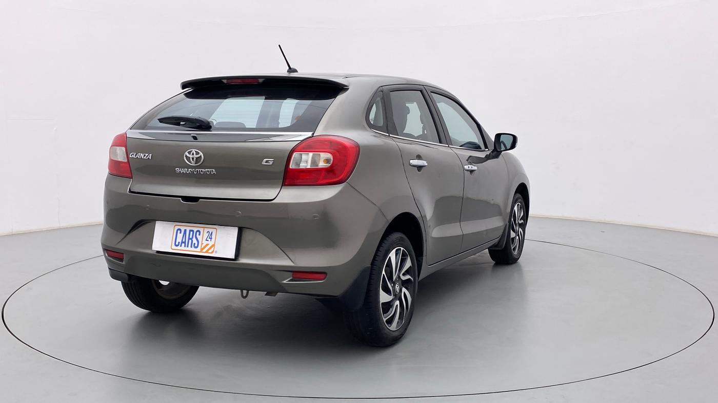 2021 Toyota Glanza G MT PETROL, Petrol, Manual, 22,601 km, Right Back Diagonal
