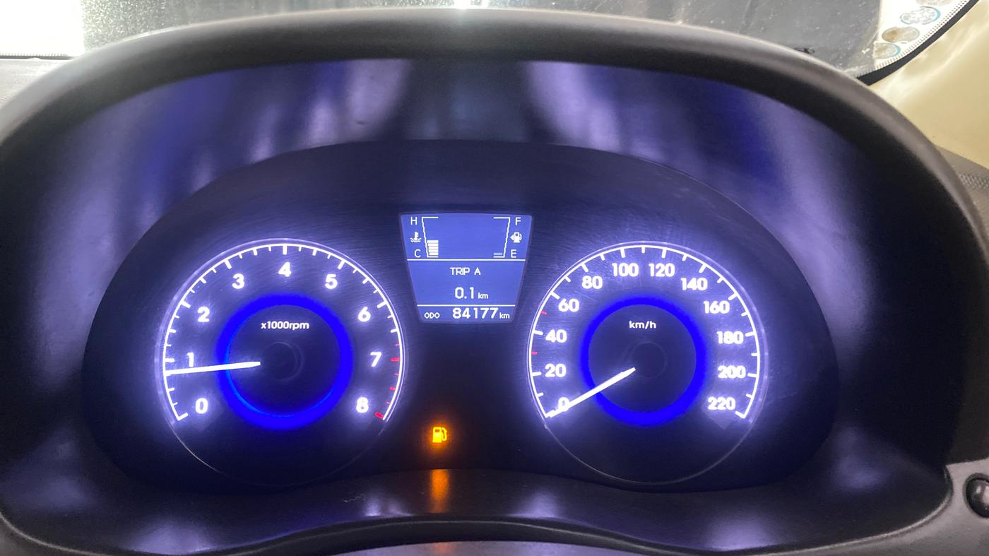 2013 Hyundai Verna FLUIDIC 1.6 VTVT SX, Petrol, Manual, 84,177 km, Odometer Image