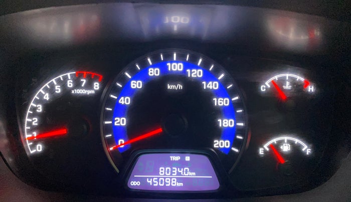 2018 Hyundai Xcent E, Petrol, Manual, 45,085 km, Odometer Image