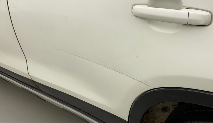 2019 Maruti Vitara Brezza VDI AMT, Diesel, Automatic, 65,899 km, Rear left door - Slightly dented