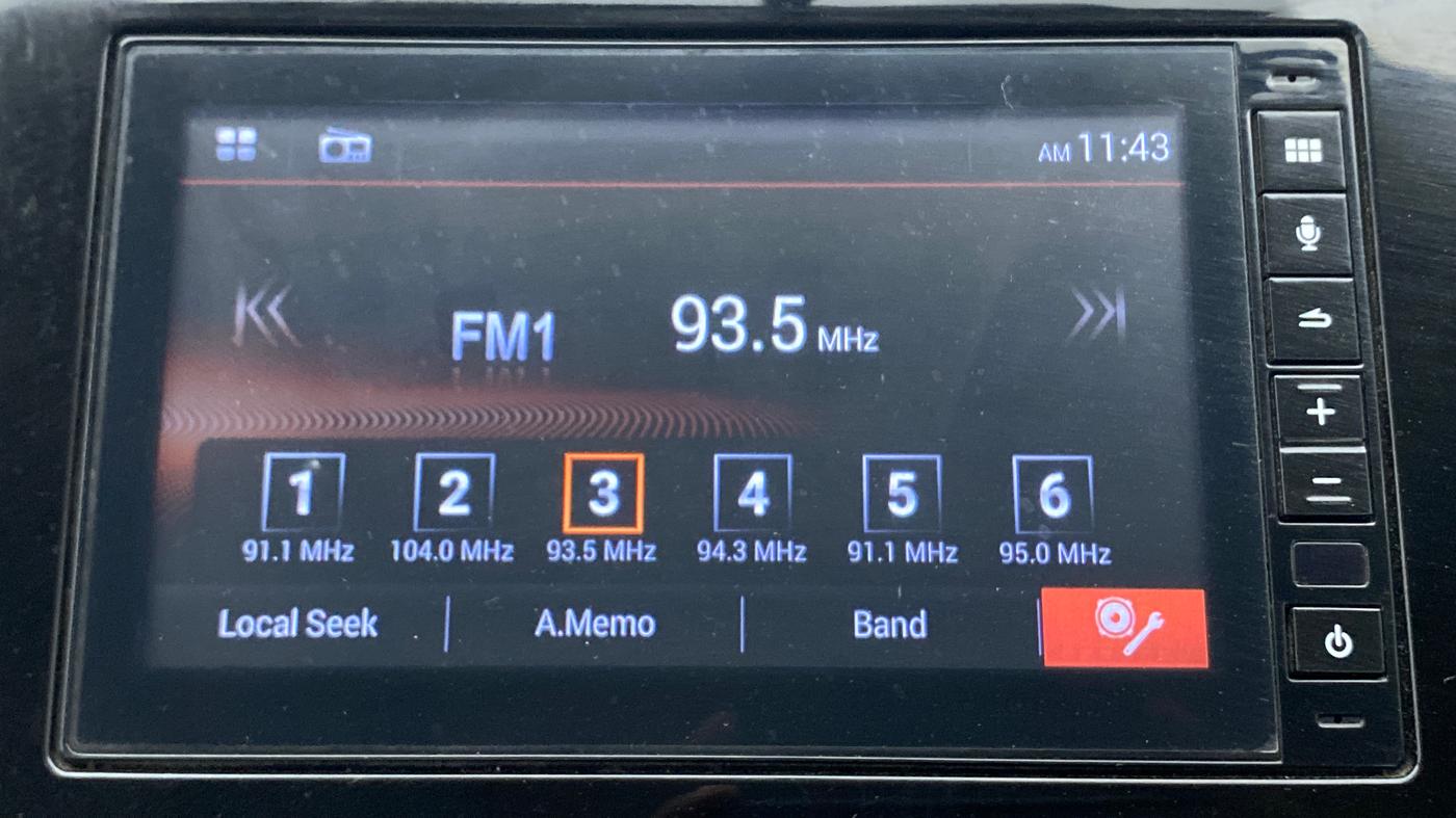 2021 Honda WR-V 1.2L I-VTEC SV MT, Petrol, Manual, 70,237 km, Touchscreen Infotainment System