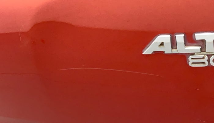2016 Maruti Alto 800 VXI, Petrol, Manual, 88,255 km, Dicky (Boot door) - Minor scratches