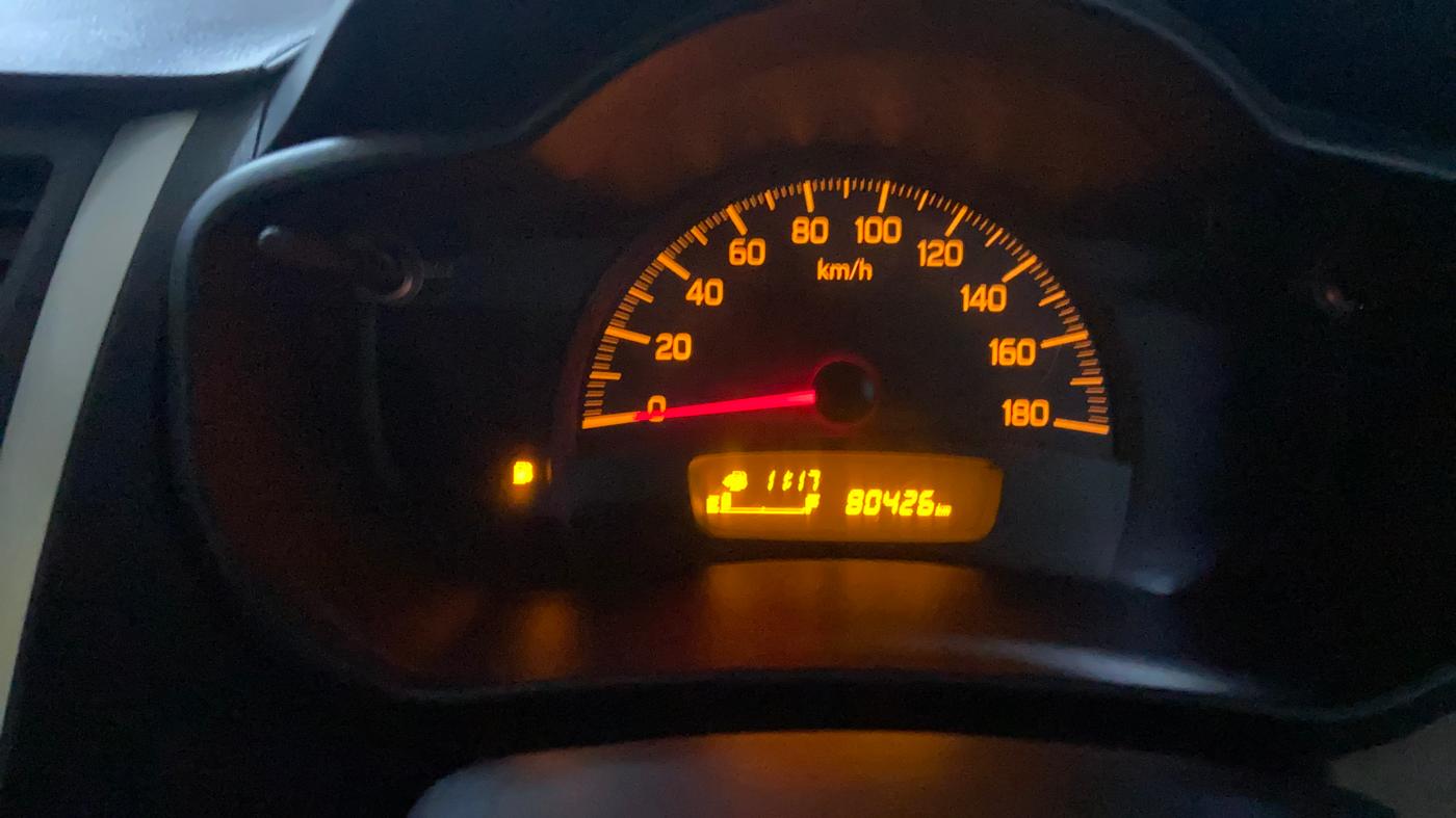 2019 Maruti Celerio VXI, CNG, Manual, 80,611 km, Odometer Image