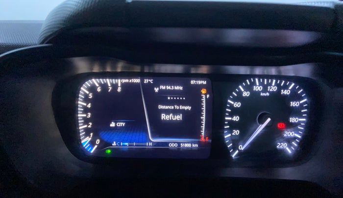 2023 Tata ALTROZ XZ Plus (S) LUX, Petrol, Manual, 51,788 km, Odometer Image