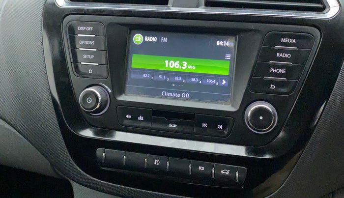2017 Tata TIGOR XZ (O) PETROL, Petrol, Manual, 41,640 km, Infotainment system - GPS Card not working/missing