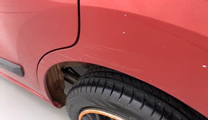2013 Maruti Wagon R 1.0 VXI, Petrol, Manual, 1,10,391 km, Left quarter panel - Minor scratches