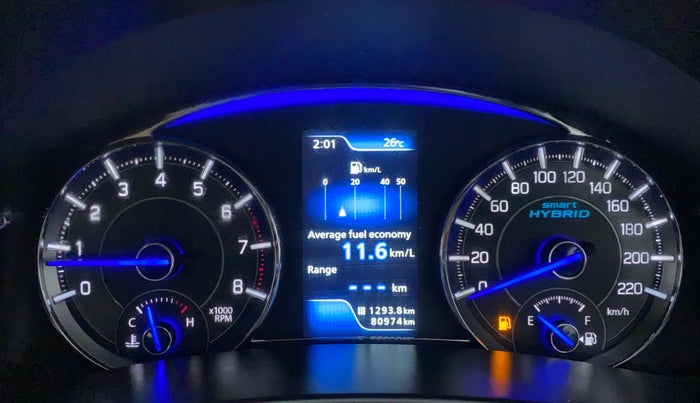 2018 Maruti Ciaz ALPHA 1.5 MT VTVT SHVS, Petrol, Manual, 81,066 km, Odometer Image