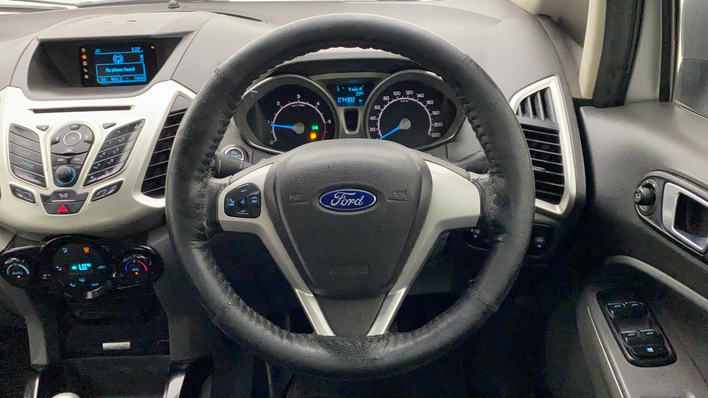 2016 Ford Ecosport TITANIUM 1.5L DIESEL, Diesel, Manual, 74,495 km, Steering Wheel Close Up