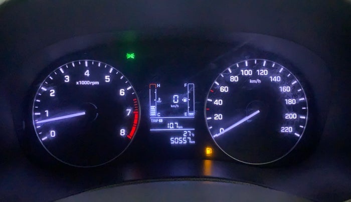 2018 Hyundai Creta SX PLUS 1.6 PETROL DUAL TONE, Petrol, Manual, 50,896 km, Odometer Image