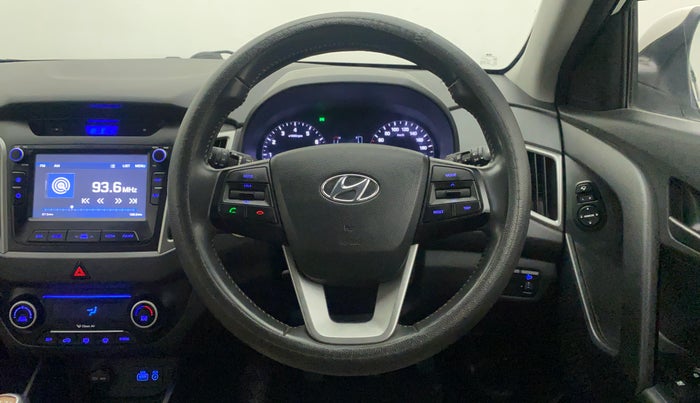 2018 Hyundai Creta SX PLUS 1.6 PETROL DUAL TONE, Petrol, Manual, 50,896 km, Steering Wheel Close Up