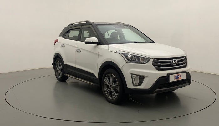 2018 Hyundai Creta SX PLUS 1.6 PETROL DUAL TONE, Petrol, Manual, 50,896 km, Right Front Diagonal