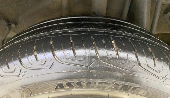 2021 Tata Tiago XZA PETROL, Petrol, Automatic, 44,530 km, Left Rear Tyre Tread