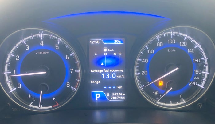 2018 Maruti Baleno ALPHA CVT PETROL 1.2, Petrol, Automatic, 78,638 km, Odometer Image