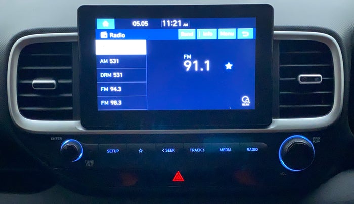 2020 Hyundai VENUE SX 1.0 TURBO, Petrol, Manual, 23,358 km, Infotainment System