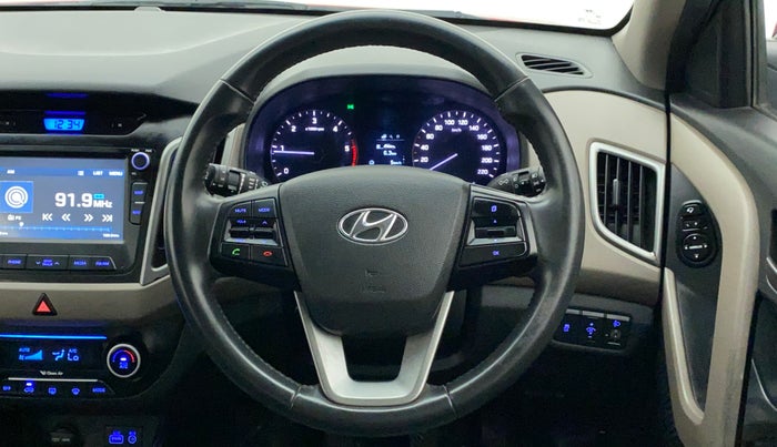 2017 Hyundai Creta SX (O) 1.6 DIESEL, Diesel, Manual, 96,231 km, Steering Wheel Close Up