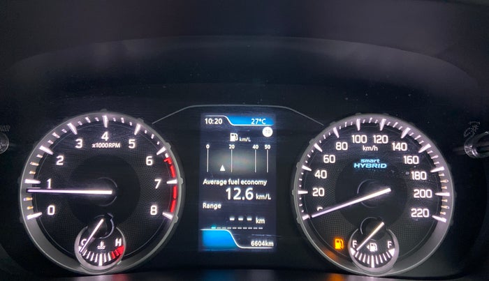 2023 Maruti BREZZA ZXI SMART HYBRID , Petrol, Manual, 6,604 km, Odometer Image