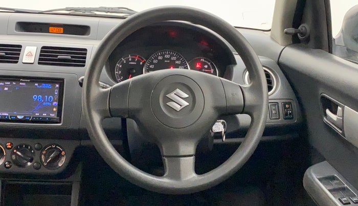 2011 Maruti Swift VXI, Petrol, Manual, 1,04,295 km, Steering Wheel Close Up