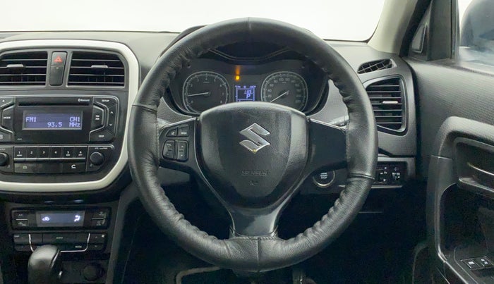 2022 Maruti Vitara Brezza VXI AT SHVS, Petrol, Automatic, 17,941 km, Steering Wheel Close Up