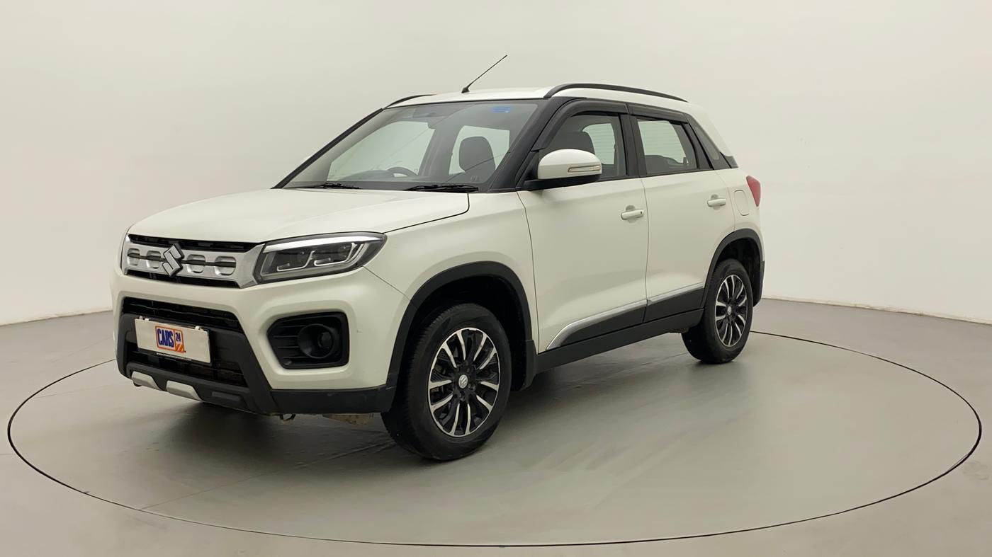 2022 Maruti Vitara Brezza VXI AT SHVS, Petrol, Automatic, 17,941 km, Left Front Diagonal