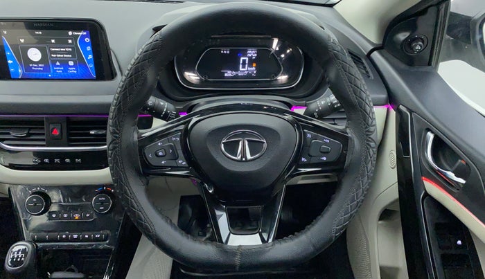 2021 Tata NEXON XZ+ OPT PETROL, Petrol, Manual, 8,696 km, Steering Wheel Close Up