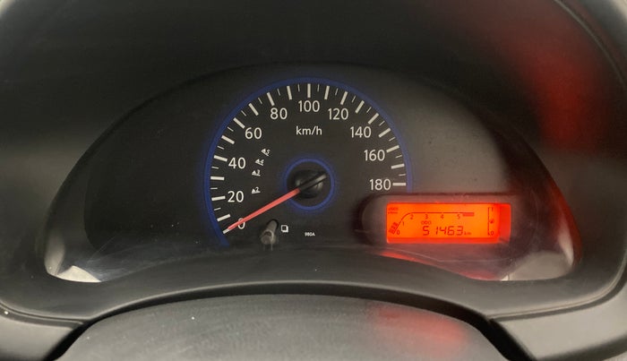 2016 Datsun Go T, Petrol, Manual, 51,437 km, Odometer Image