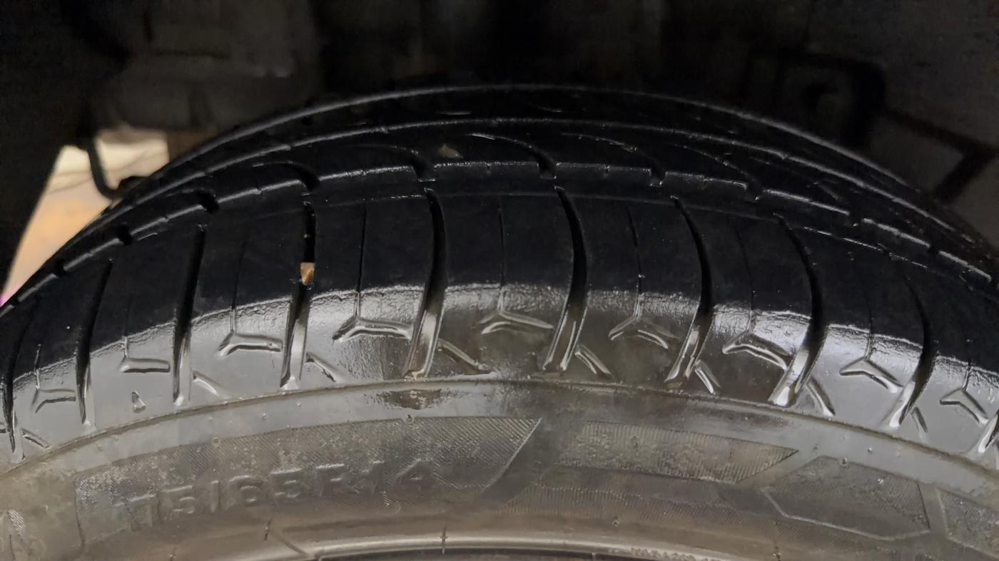 2022 Tata TIGOR XZ CNG, CNG, Manual, 78,340 km, Right Rear Tyre Tread