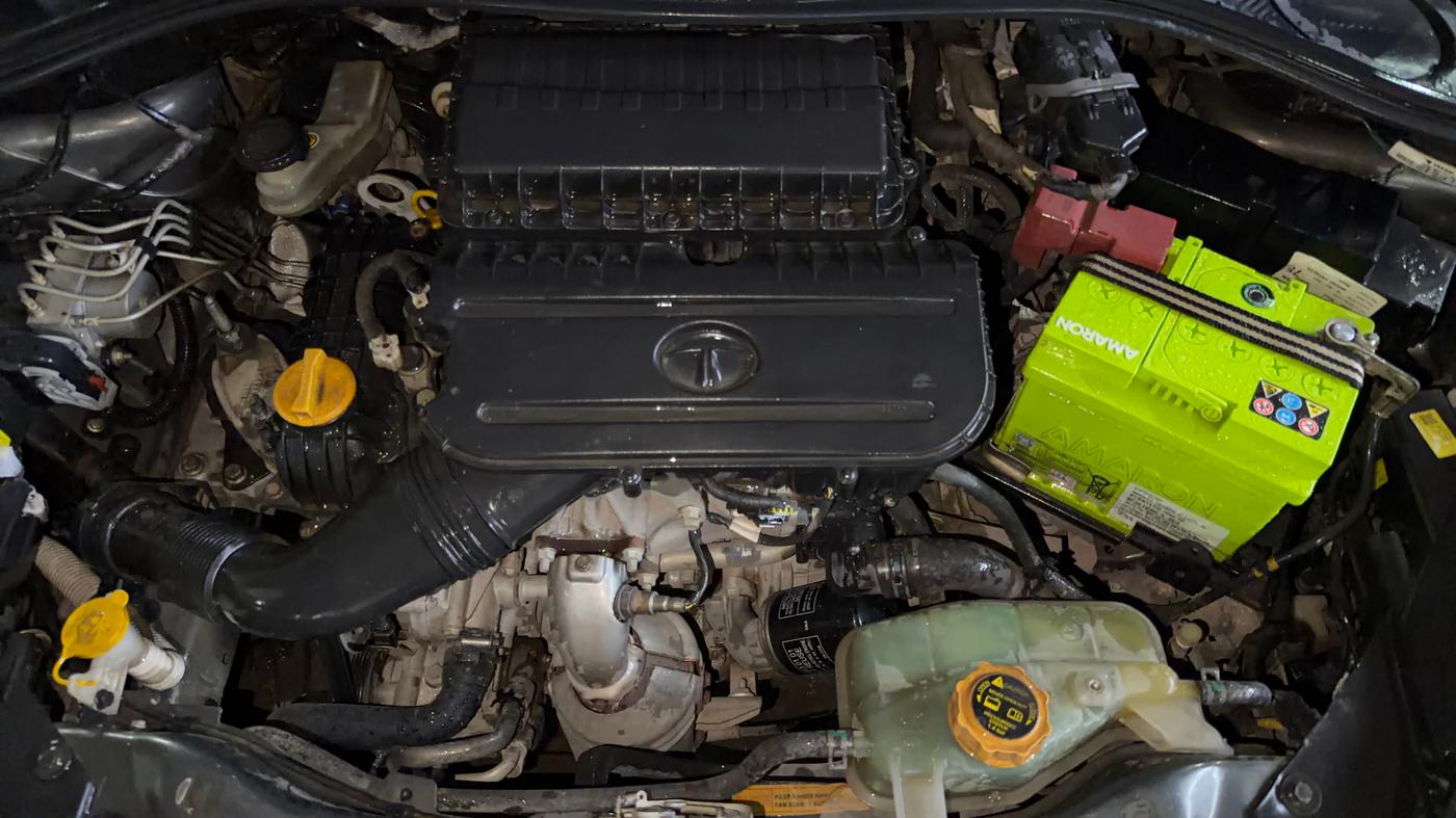 2022 Tata TIGOR XZ CNG, CNG, Manual, 78,340 km, Engine View